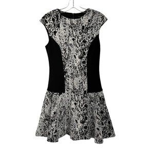 Ted Baker Black and White Mini Dress